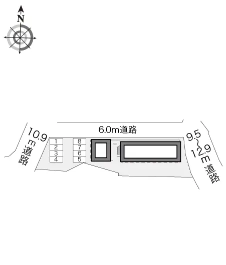 ★手数料０円★市川市柏井町　月極駐車場（LP）